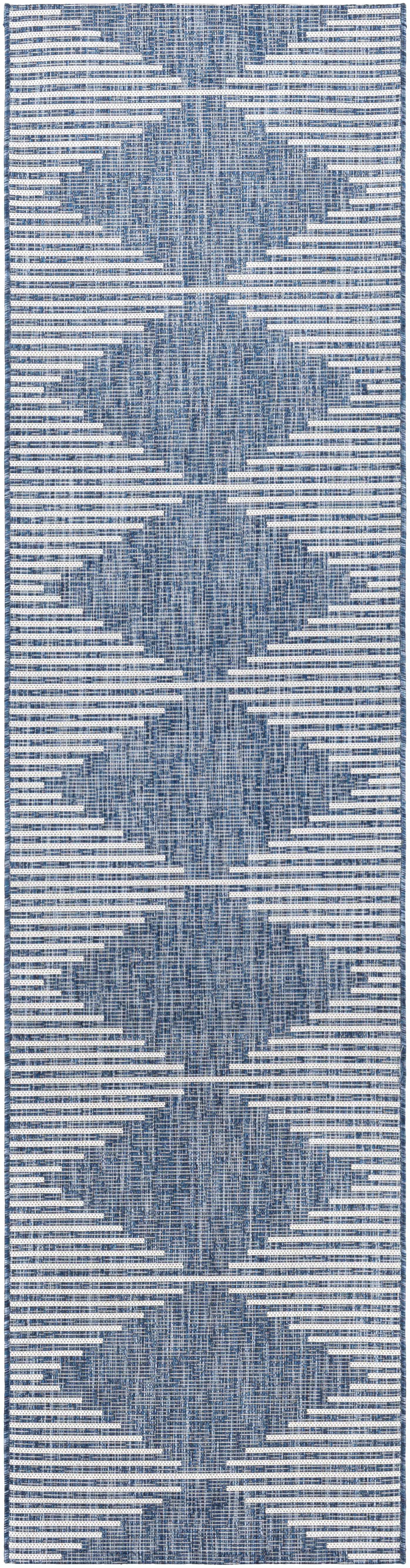 Tapis d'extérieur bleu marine Stephan