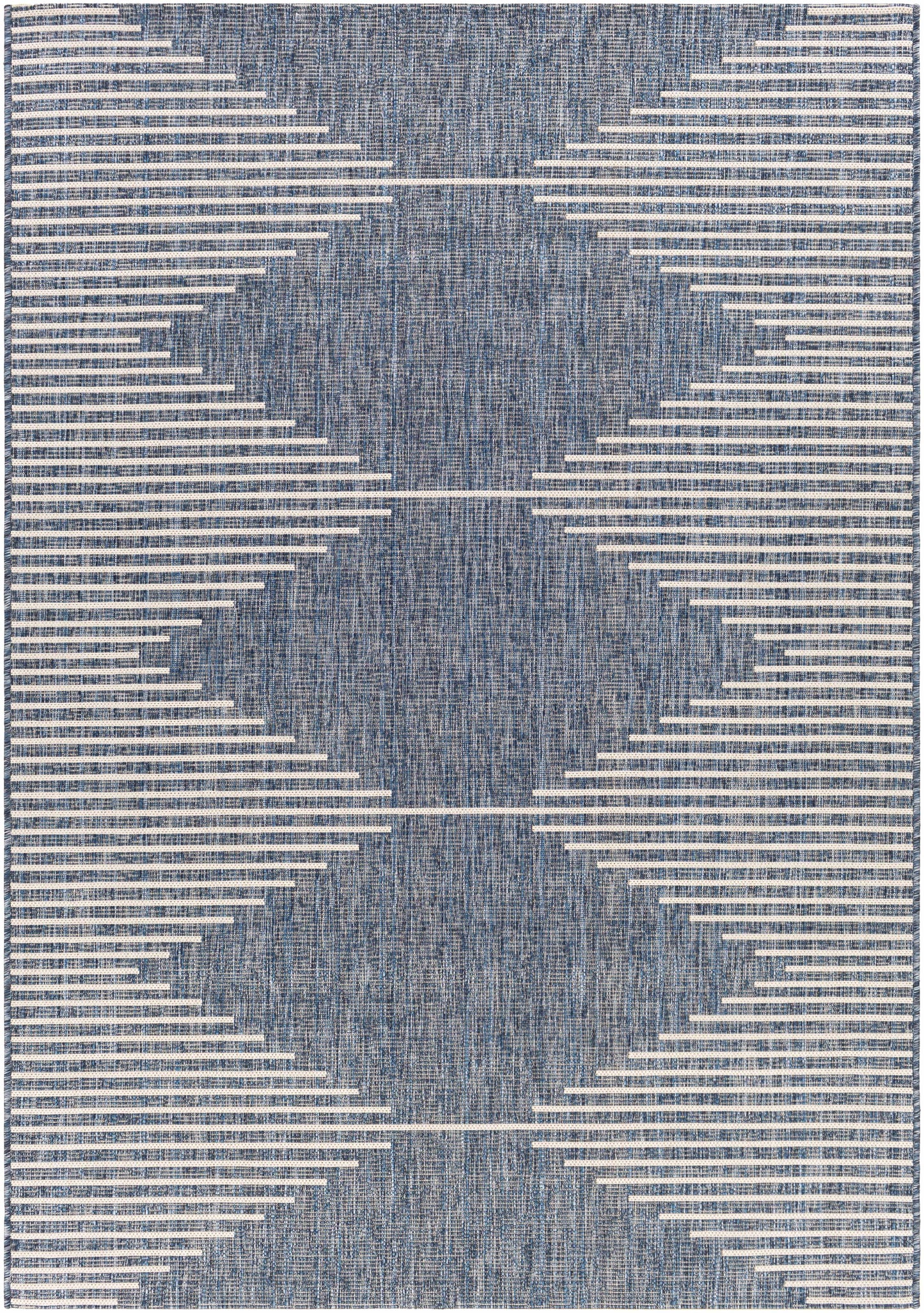 Tapis d'extérieur bleu marine Stephan