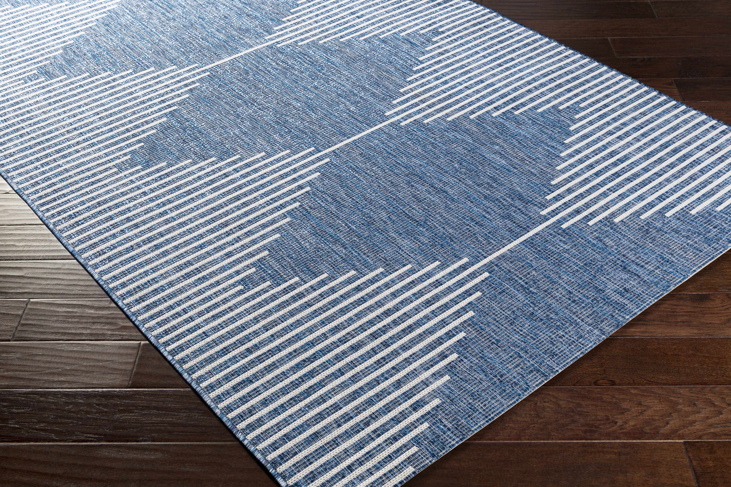 Tapis d'extérieur bleu marine Stephan