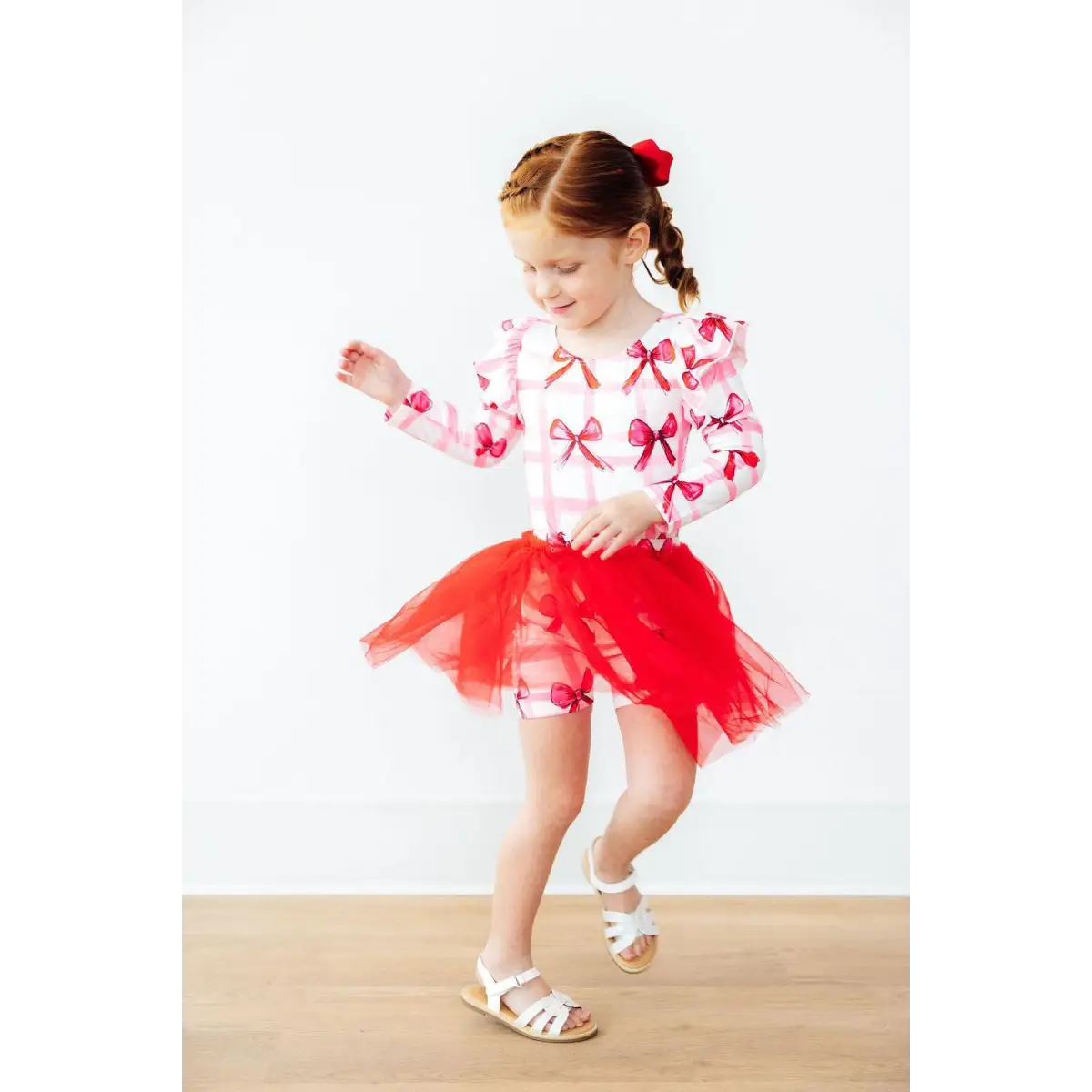 Bow La La L/S Flutter Sleeve Leotard - Mila & Rose ®