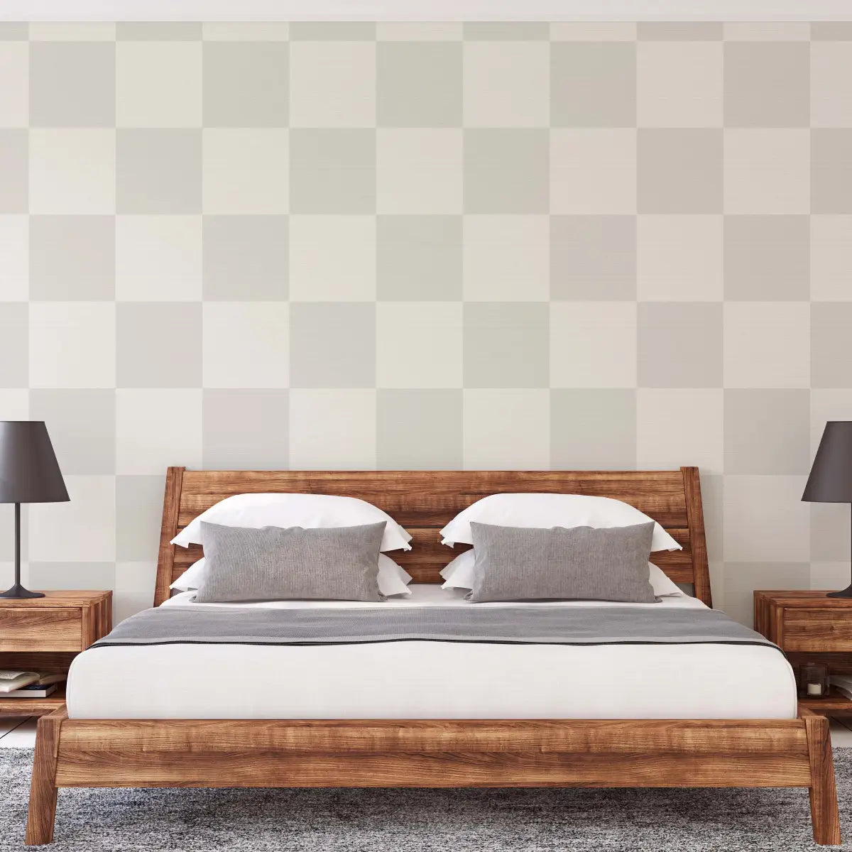 Bowie Wallpaper - Checkerboard - Loomwell Home Goods