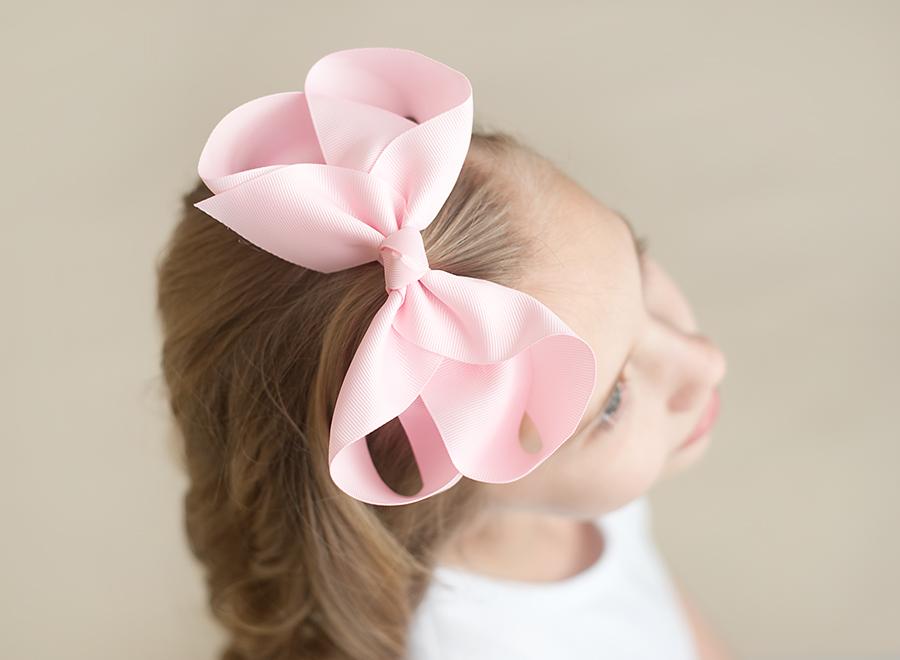 Solid Hair Bows - Blossom Pink / 6’’ - ARB Blanks
