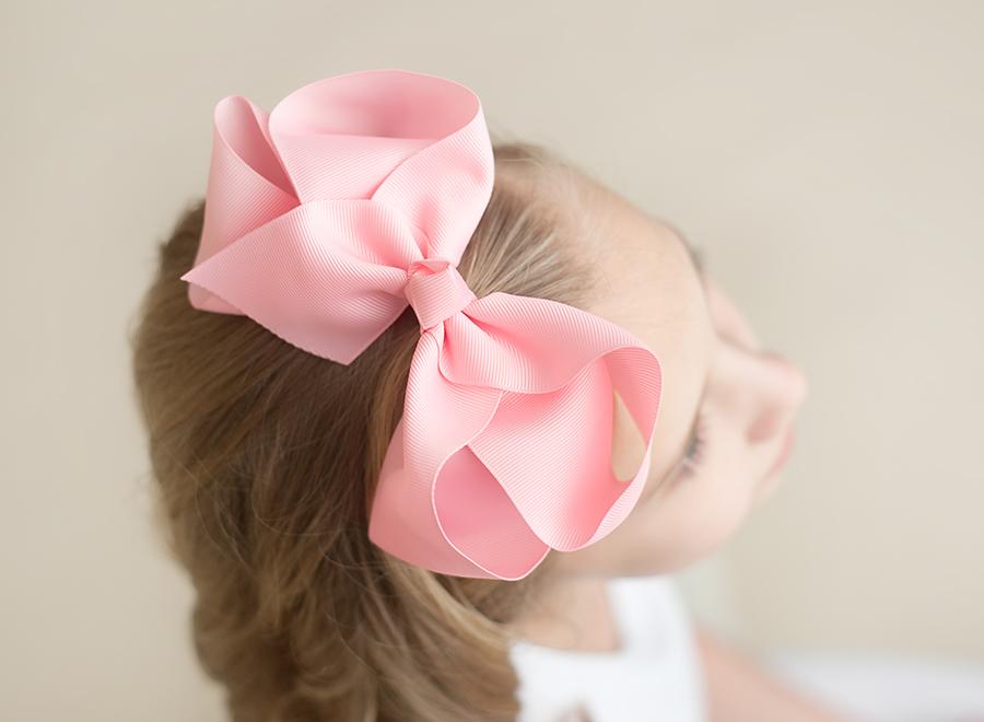 Solid Hair Bows - Bubble Gum Pink / 6’’ - ARB Blanks
