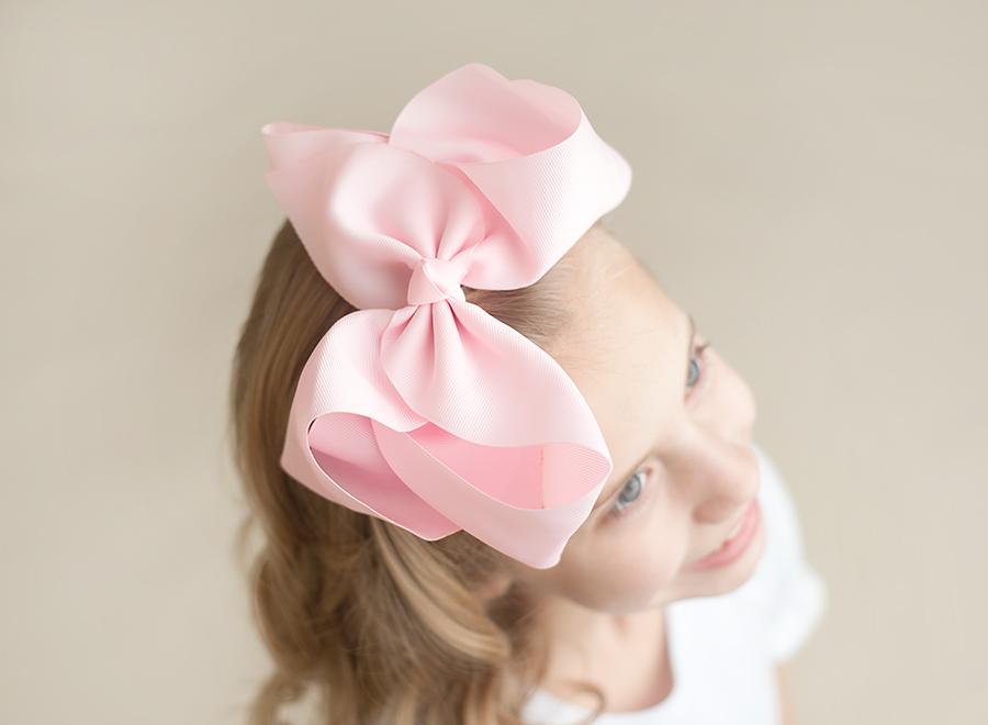 Solid Hair Bows - Blossom Pink / 8’’ - ARB Blanks