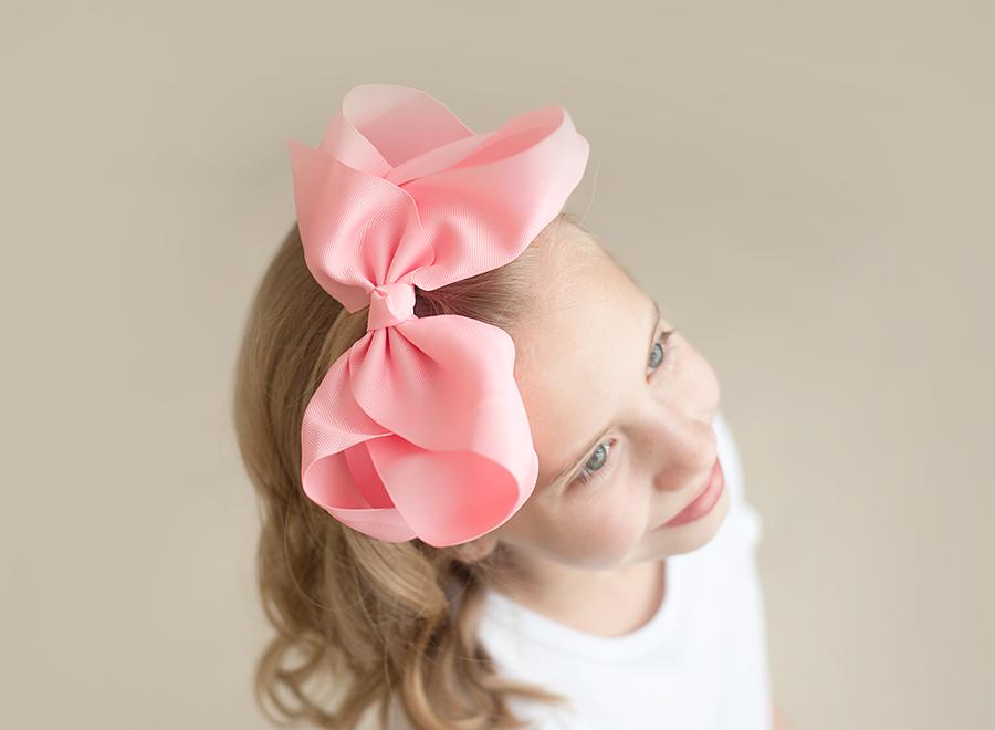 Solid Hair Bows - Bubble Gum Pink / 8’’ - ARB Blanks