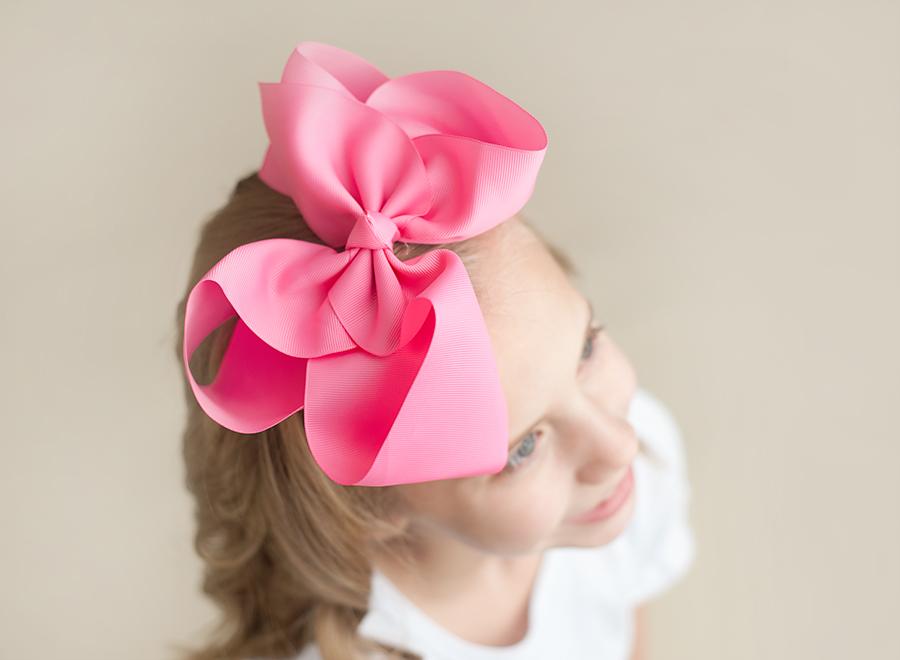 Solid Hair Bows - Hot Pink / 8’’ - ARB Blanks