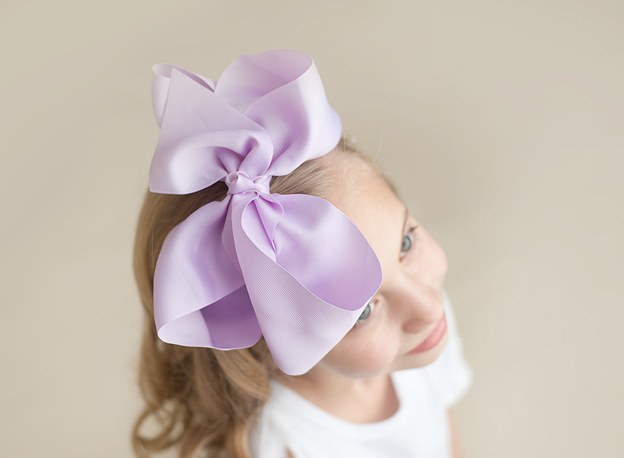 Solid Hair Bows - Lilac / 8’’ - ARB Blanks