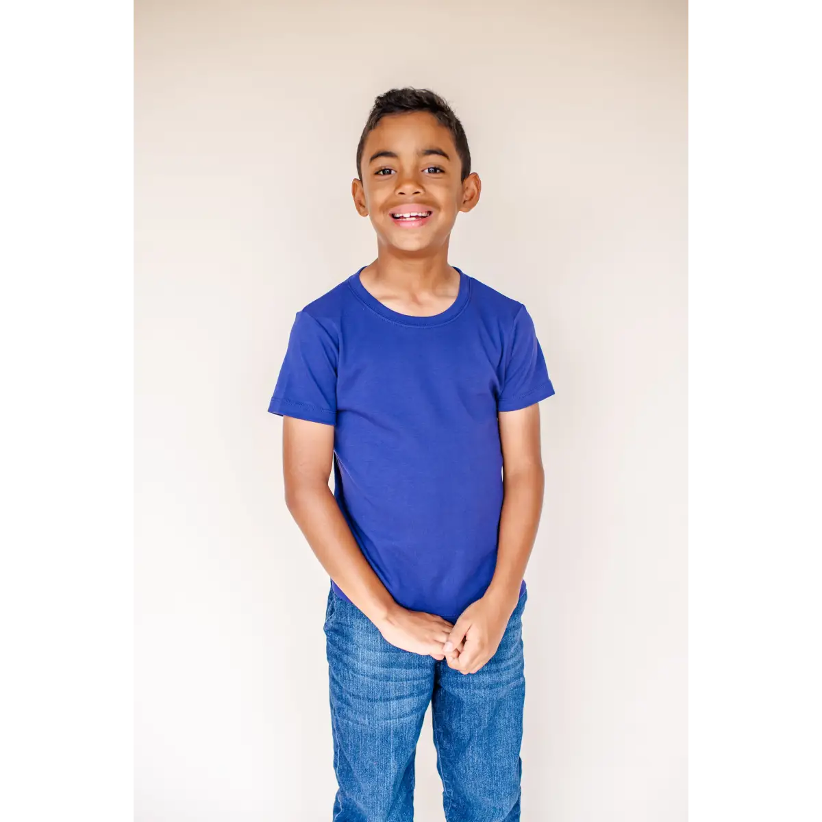 Boy’s Short Sleeve Shirts (Colors) - Dark Royal Blue / 12M - ARB Blanks