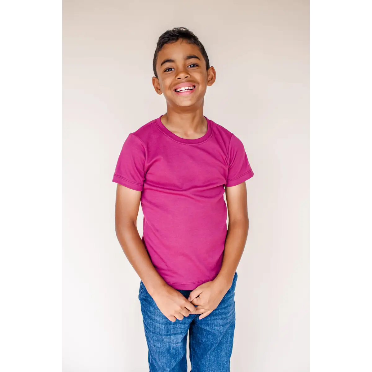 Boy’s Short Sleeve Shirts (Colors) - Maroon / 12M - ARB Blanks