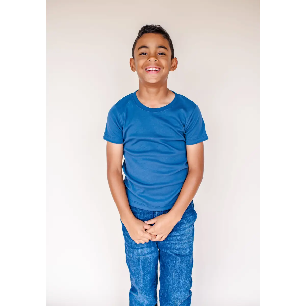 Boy’s Short Sleeve Shirts (Colors) - Navy / 12M - ARB Blanks