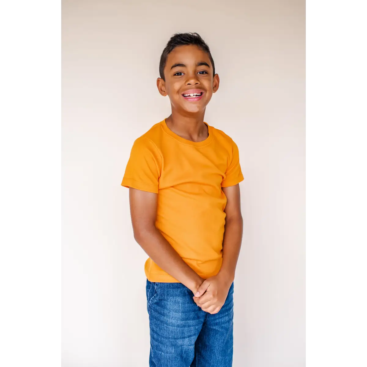 Boy’s Short Sleeve Shirts (Colors) - Orange / 12M - ARB Blanks
