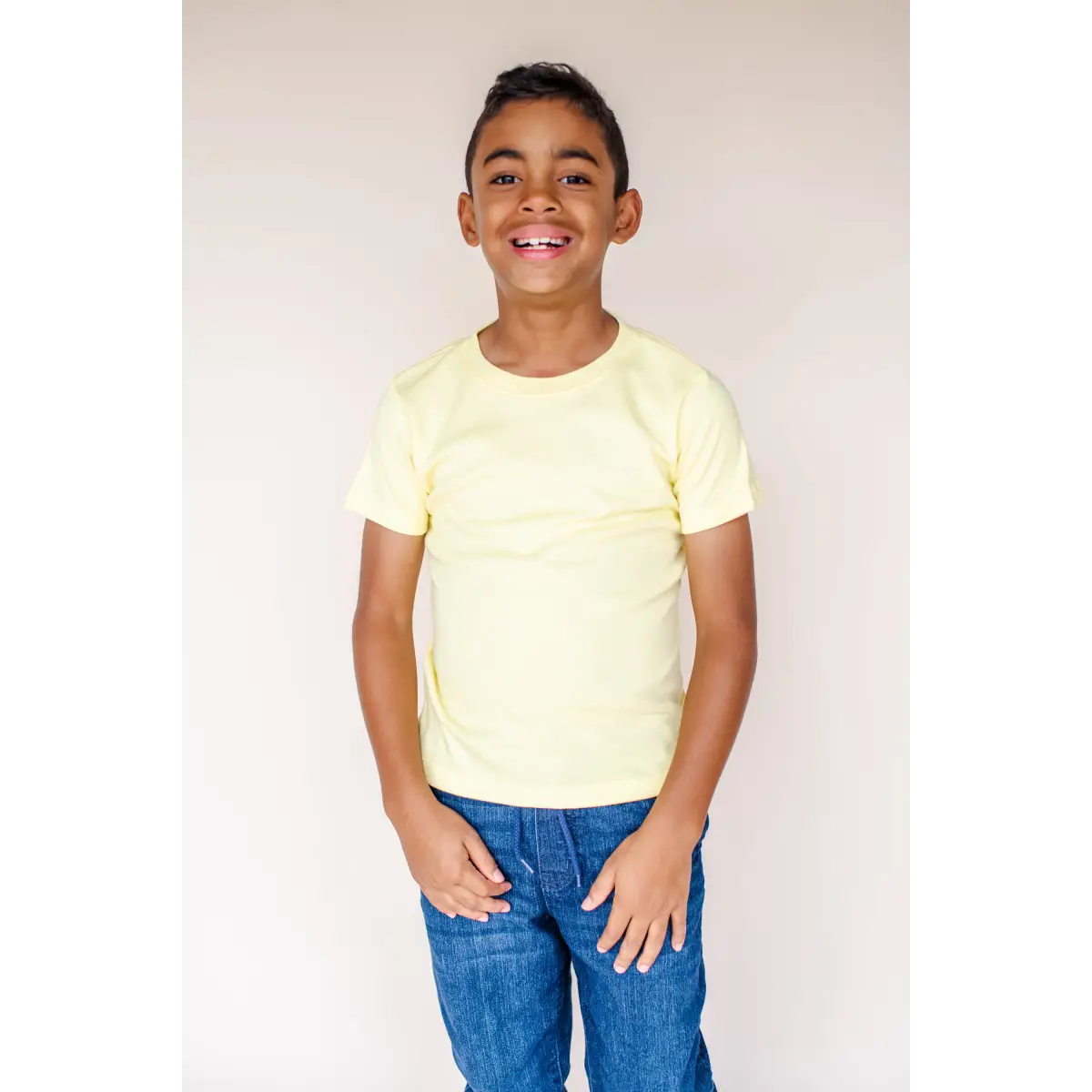 Boy’s Short Sleeve Shirts (Colors) - Summer Yellow / 12M - ARB Blanks