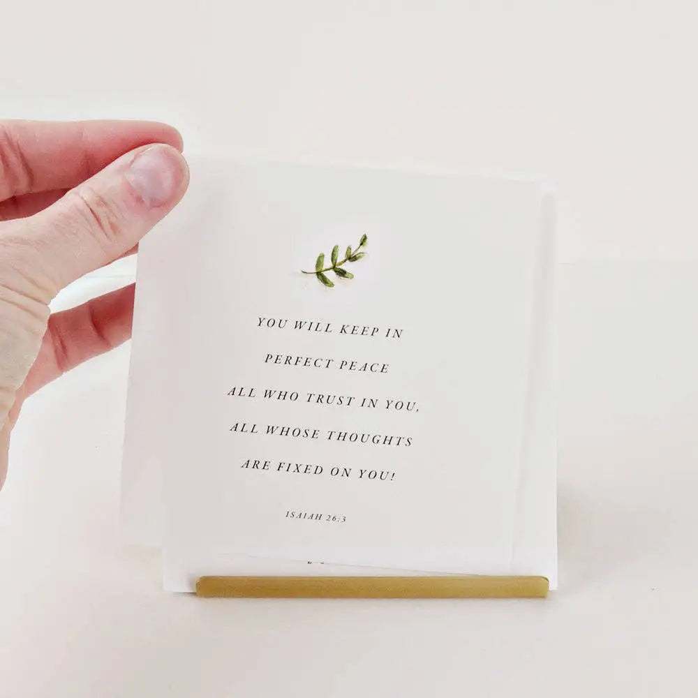 Brass card holder - emily lex studio