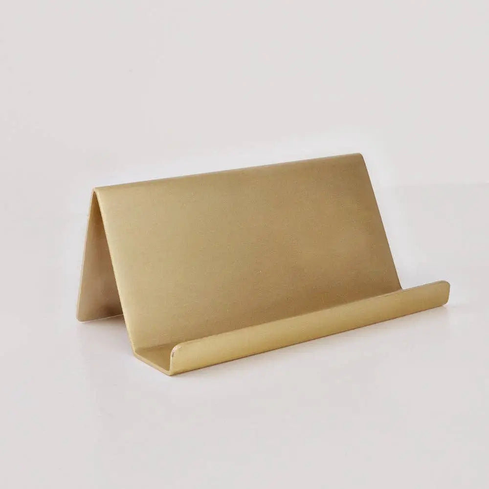 Brass card holder - emily lex studio