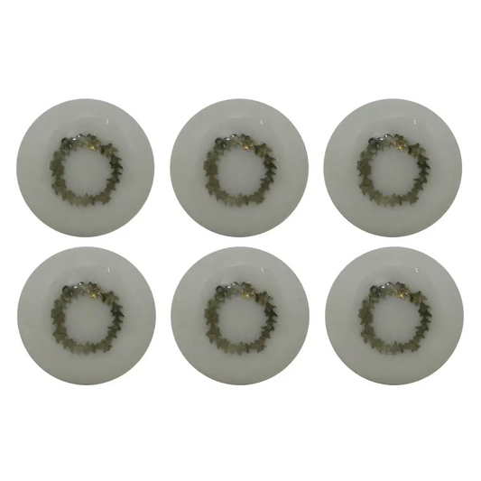 Brass Leaf Wreath Knob Resin Drawer Dresser Pull (each) - Plutus imports