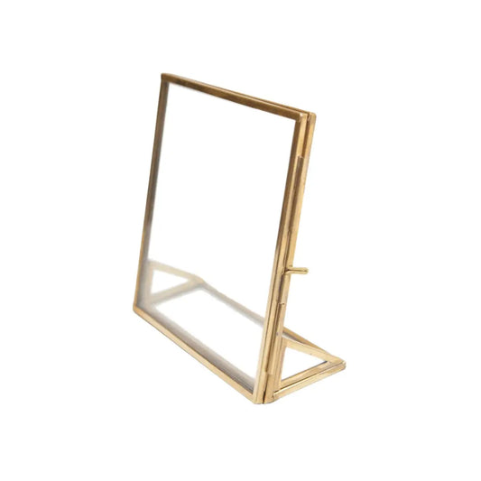 Brass Desk Frame - 5’’x 5’’ Square - Sugarboo &