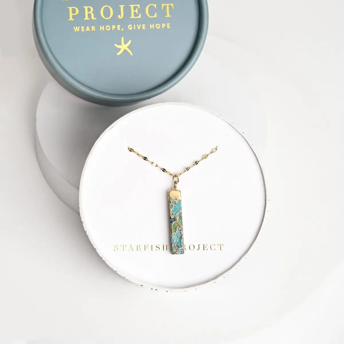 Brayden Turquoise Pendant Necklace - Starfish Project