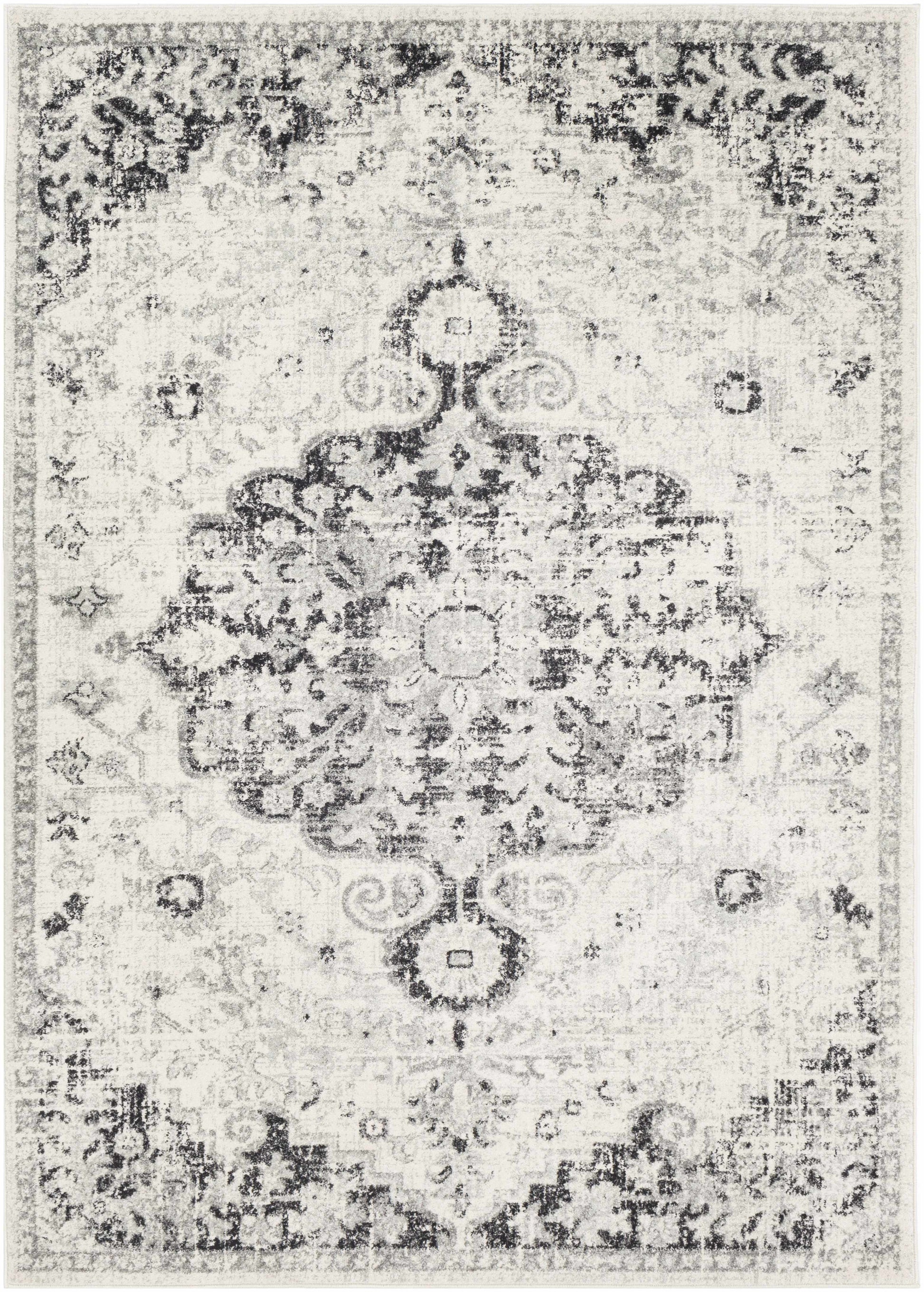 Bodrum Gray Area Rug - 5’3’’ x 7’3’’ Rectangle - Boutique Rugs