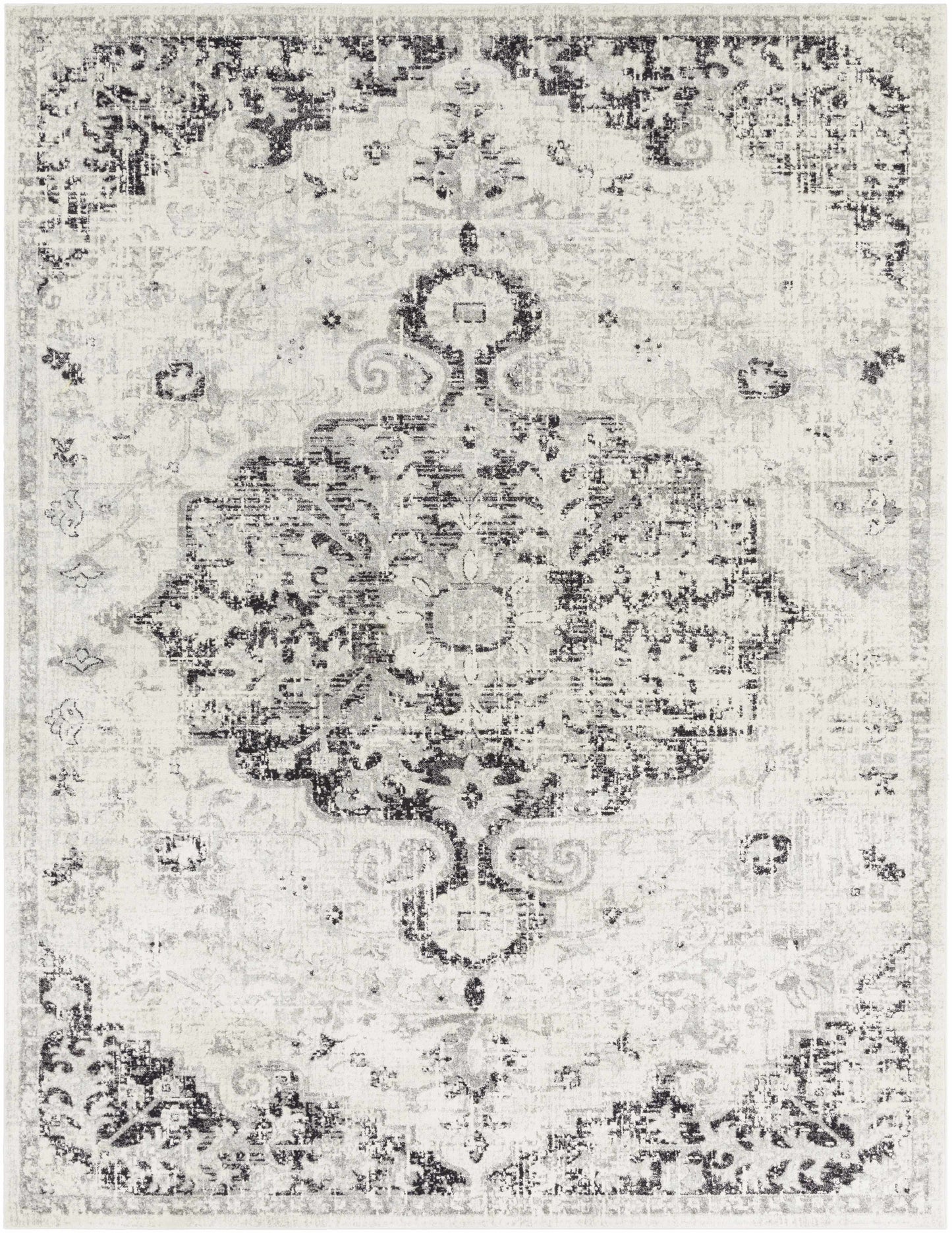 Bodrum Gray Area Rug - 7’10’’ x 10’3’’ Rectangle - Boutique Rugs