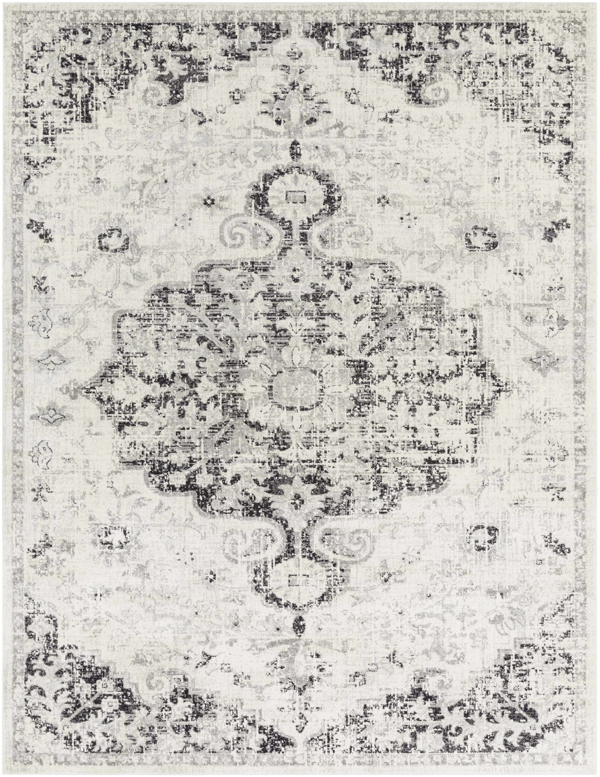 Bodrum Gray Area Rug - 7’10’’ x 10’3’’ Rectangle - Boutique Rugs