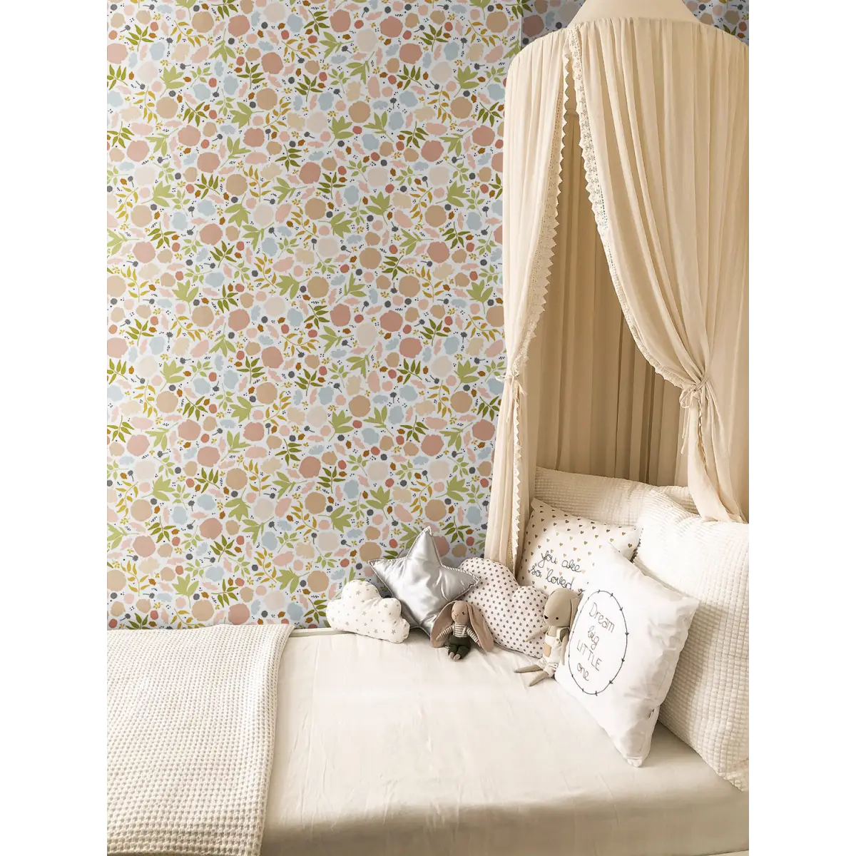 Brea Wallpaper - Floral Pattern - by Mackenzie Nelson - Loomwell Home Goods