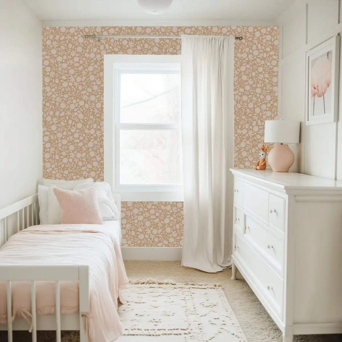 Brea Wallpaper - Floral Pattern - by Mackenzie Nelson - Loomwell Home Goods