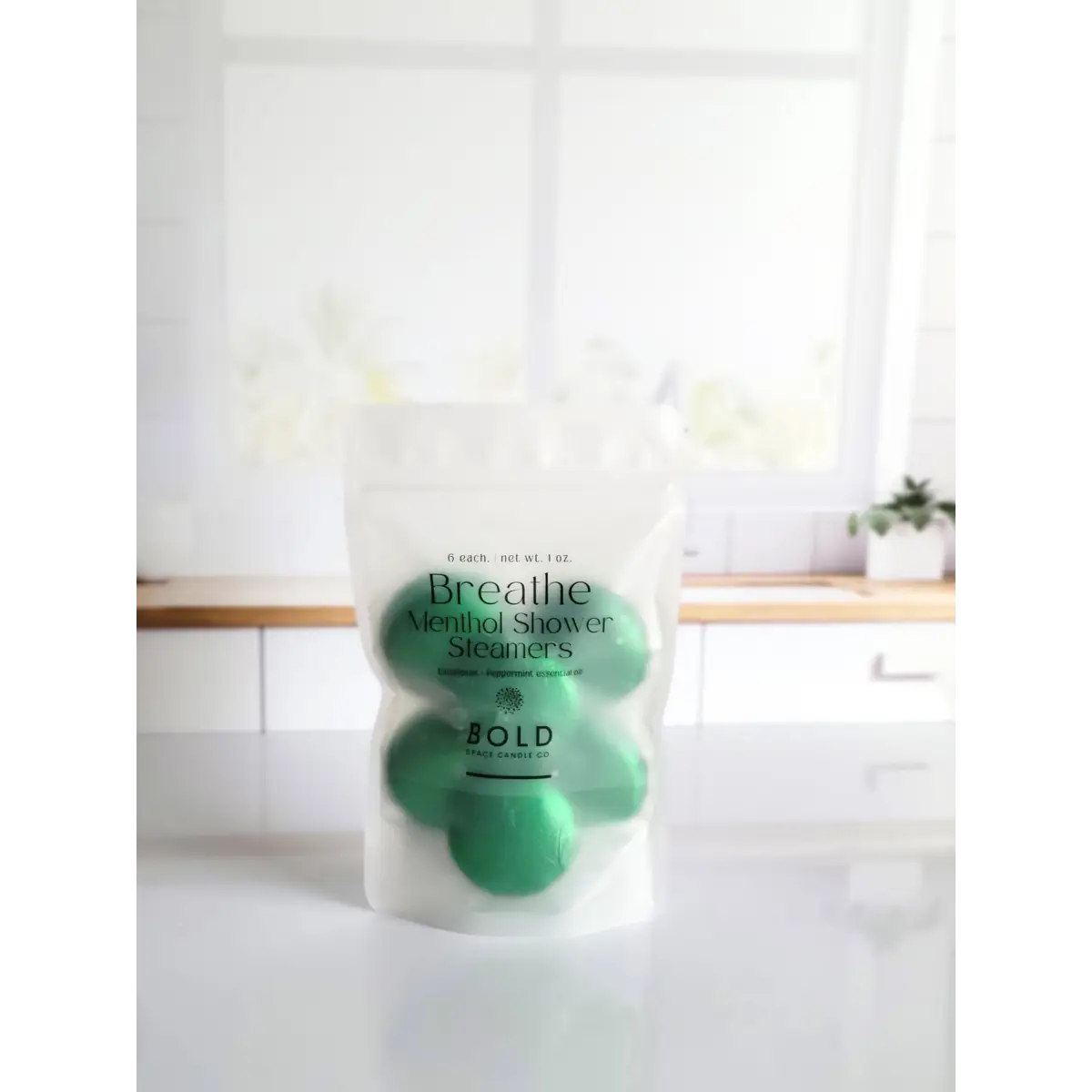 Shower Steamers - Breathe – Eucalyptus & Peppermint - 6 pack - Bold Space Candle Co.