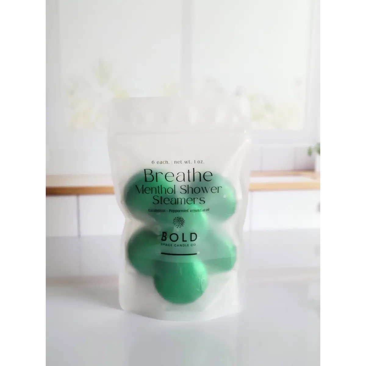 Shower Steamers - Breathe – Eucalyptus & Peppermint - 6 pack - Bold Space Candle Co.