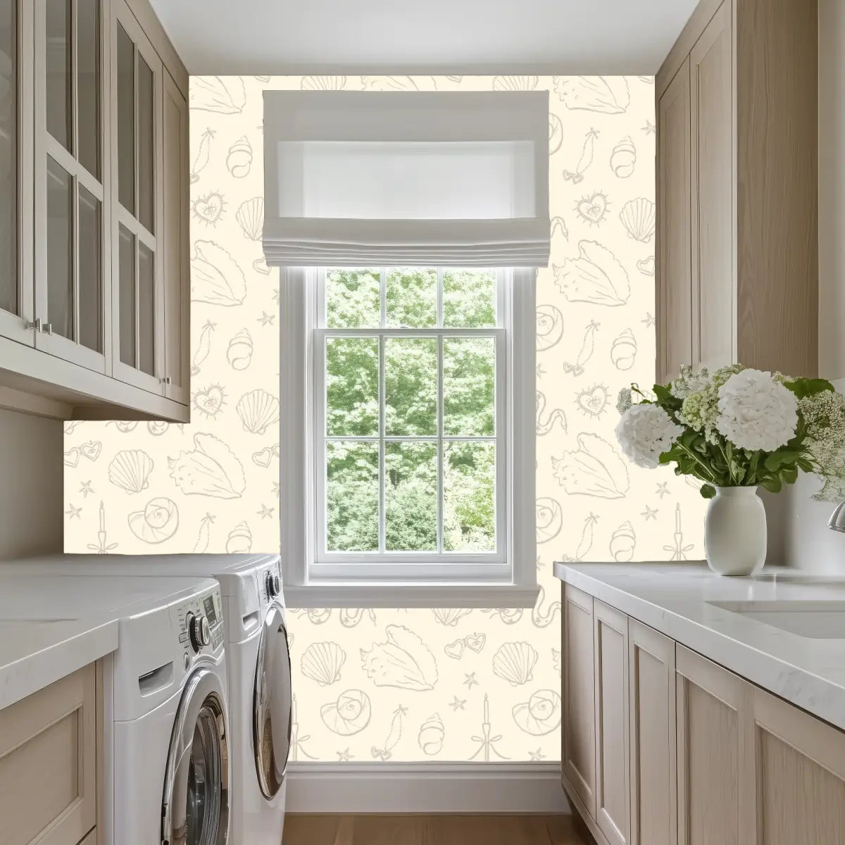 Brenna Wallpaper - Pastel Sweet Seaside - Loomwell Home Goods