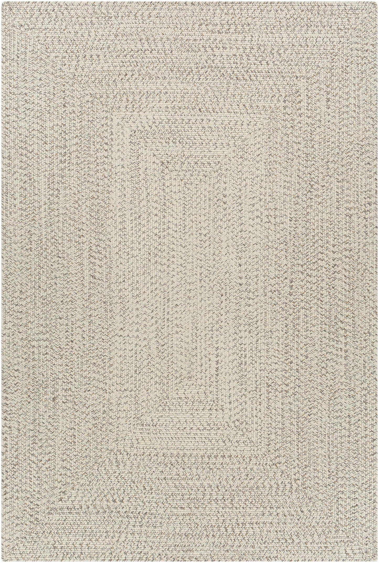 Beige Braided Faux Jute Rug - 5’ x 7’6’’ Rectangle - Boutique Rugs