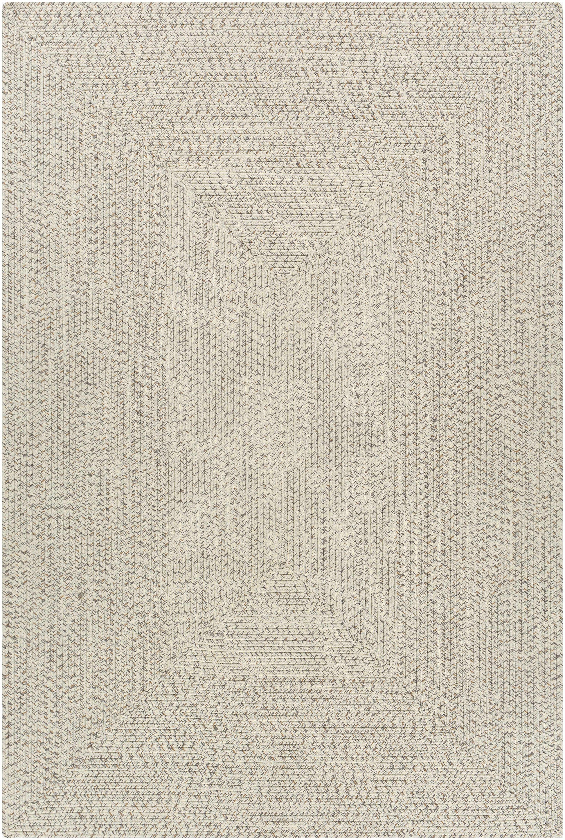 Beige Braided Faux Jute Rug - 5’ x 7’6’’ Rectangle - Boutique Rugs