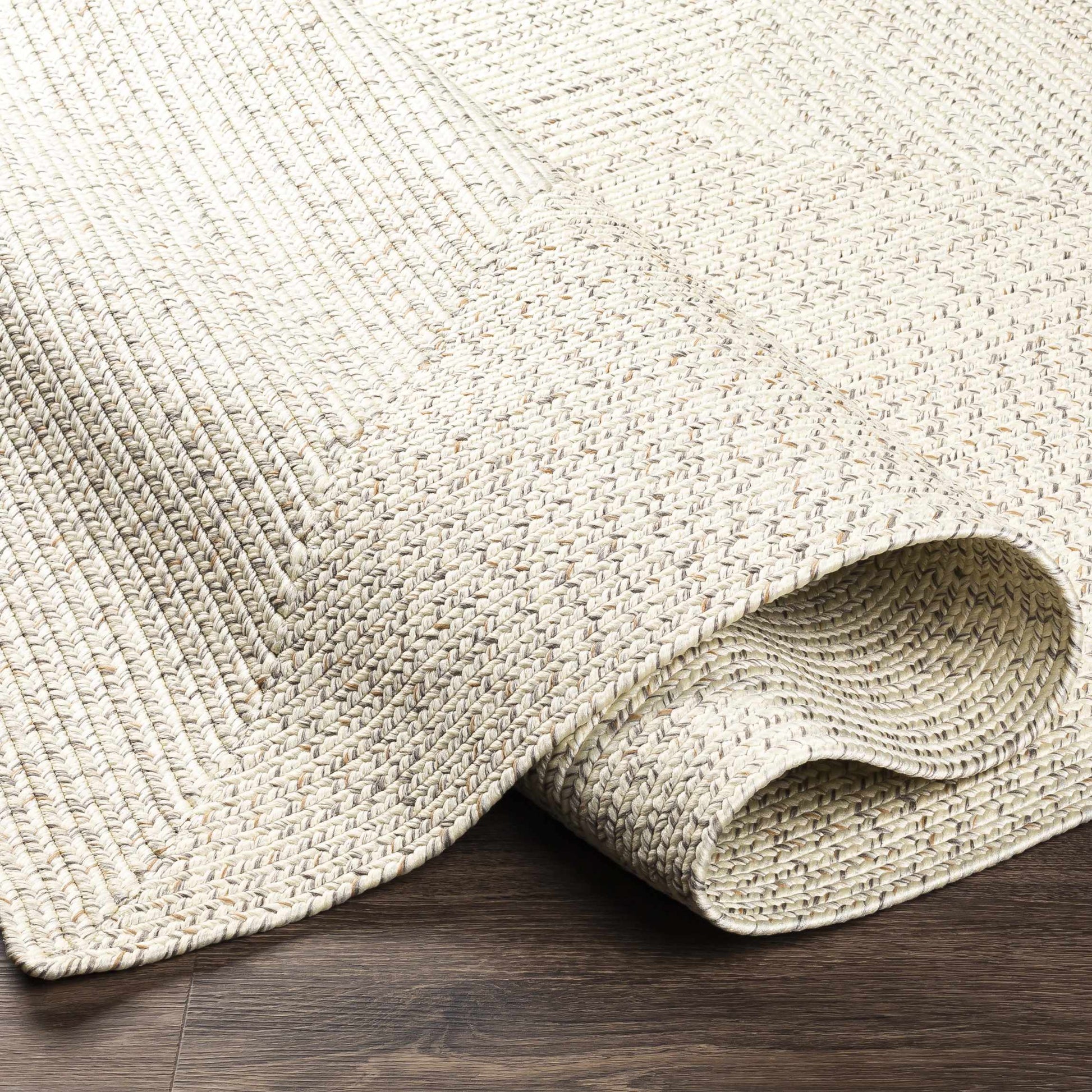 Beige Braided Faux Jute Rug - Boutique Rugs