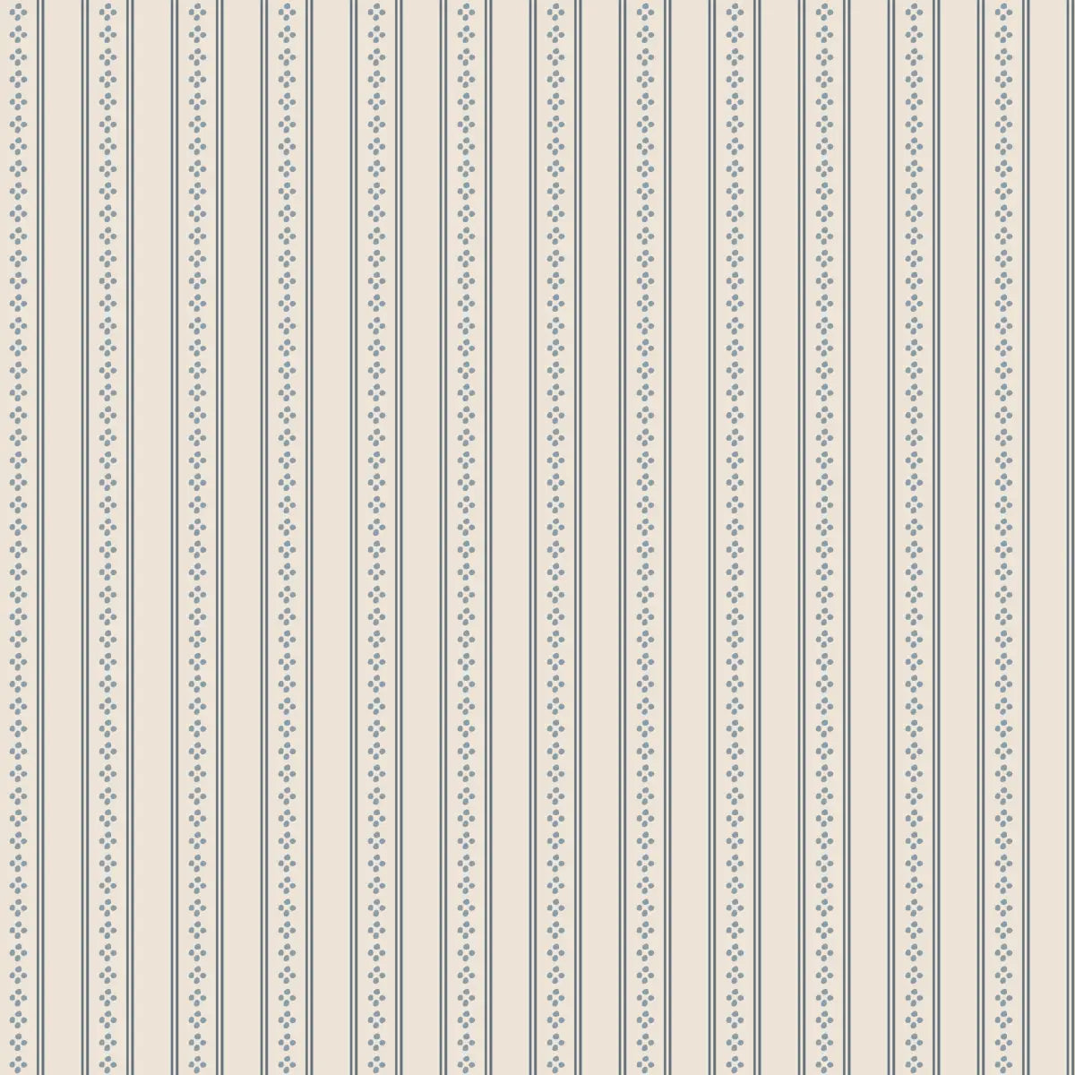 Bridger Wallpaper - Sweet Stripe for Kids - by The Rosenborg Company - Sample 1 foot by 1 foot / Dark Blue - Loomwell
