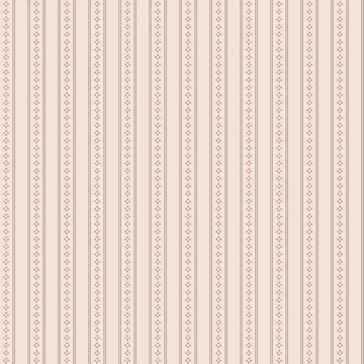 Bridger Wallpaper - Sweet Stripe for Kids - by The Rosenborg Company - Sample 1 foot by 1 foot / Gray and Taupe