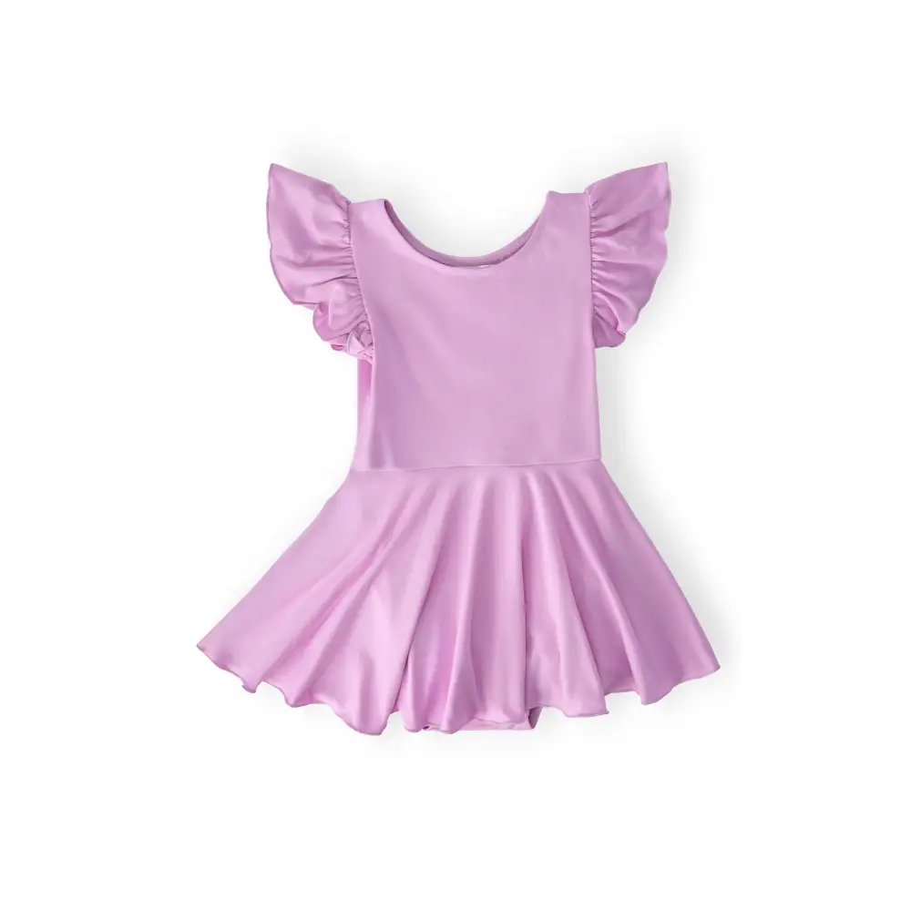 Bright Lilac S/S Twirl Leotard - Mila & Rose ®