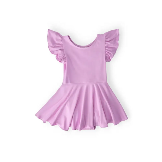 Bright Lilac S/S Twirl Leotard - Mila & Rose ®