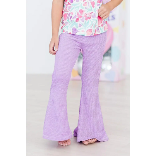 Bright Lilac Scrunchy Bells - Mila & Rose ®