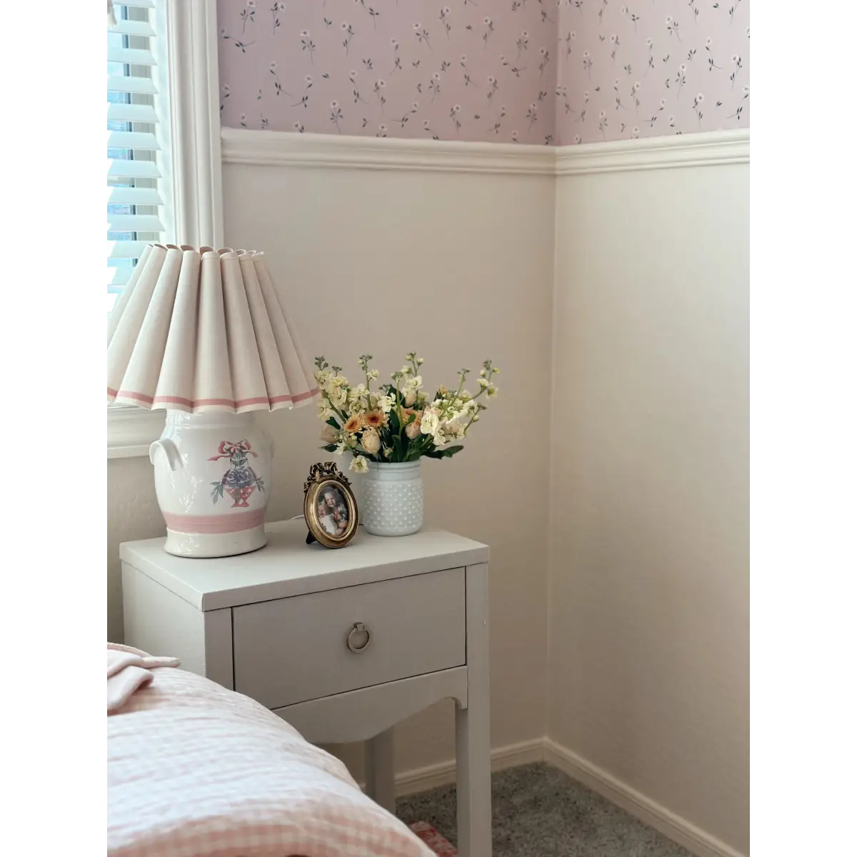 Brigitta Wallpaper - Scattered Blooms - by Emily Cooper Art - Loomwell Home Goods