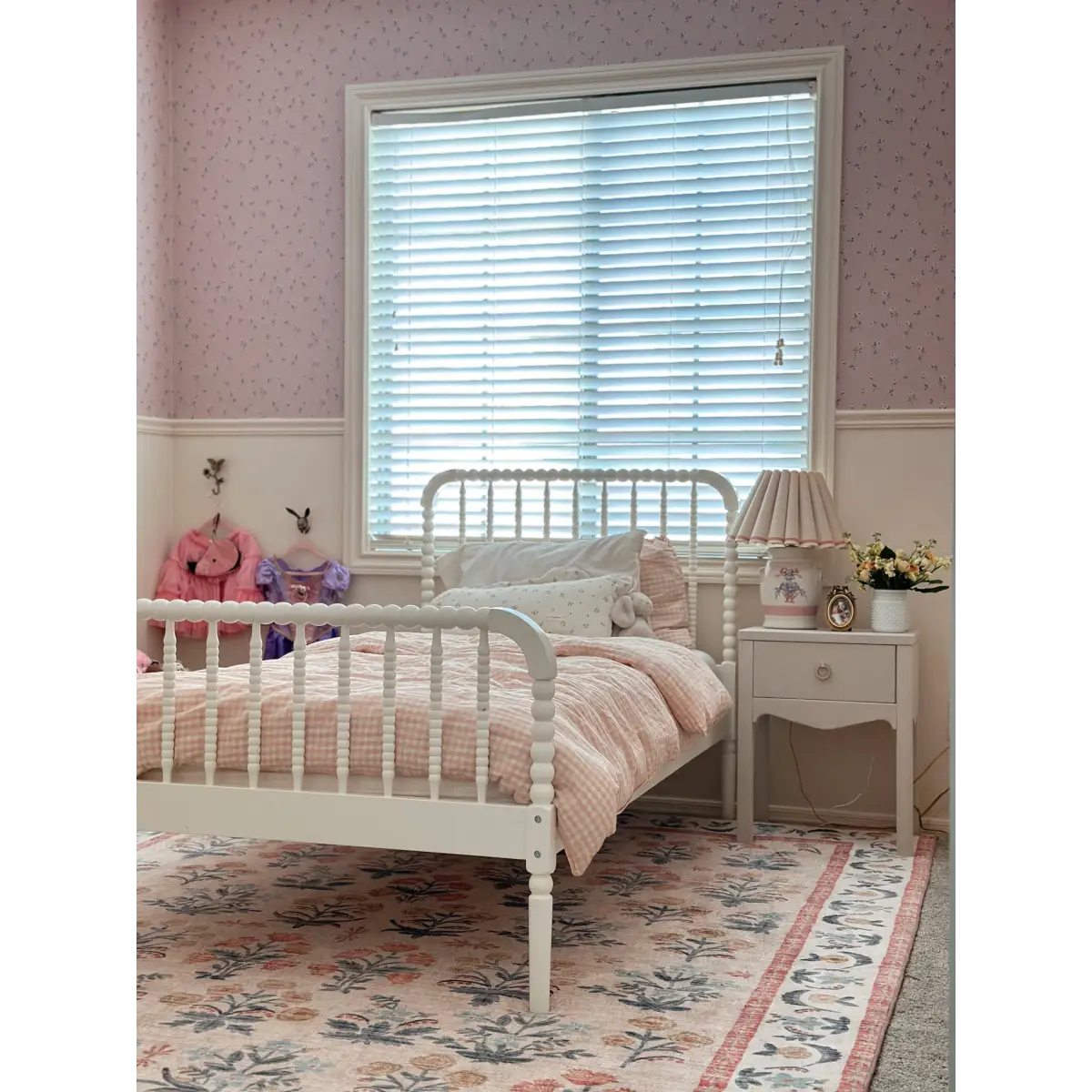 Brigitta Wallpaper - Scattered Blooms - by Emily Cooper Art - Loomwell Home Goods