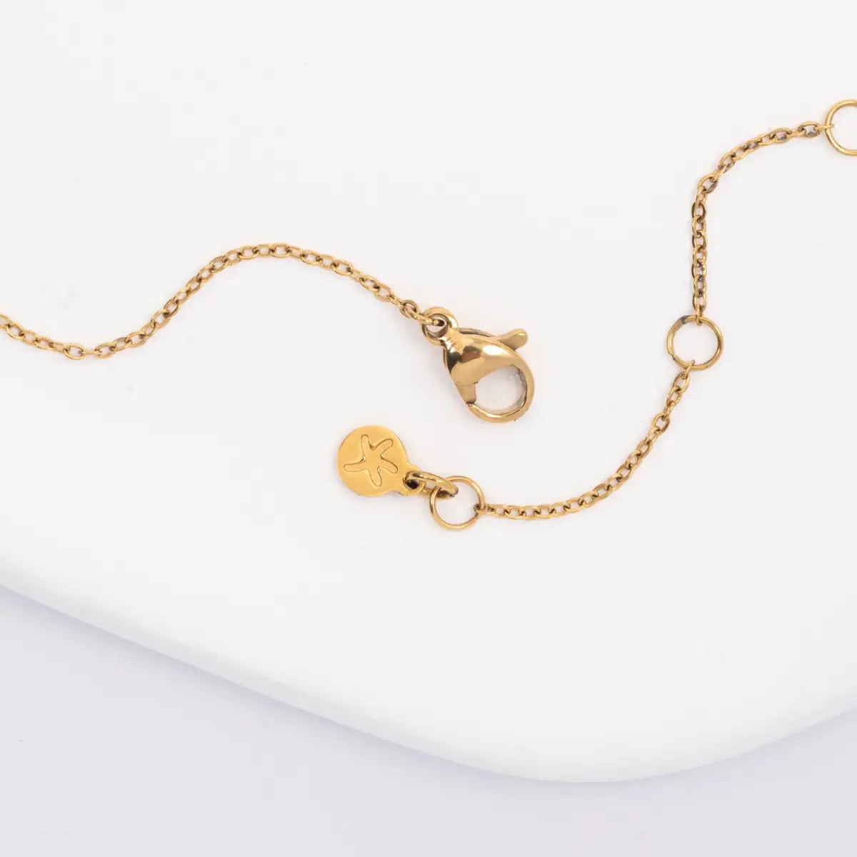Brilliance V-Bar Chevron Zircon & Gold Necklace - Starfish Project