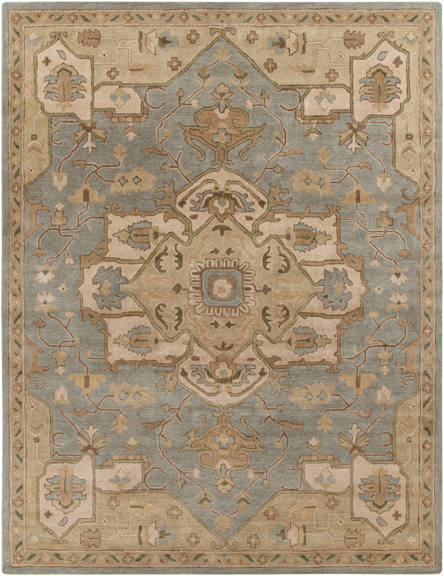 Broomfield Gray 1144 Wool Area Rug