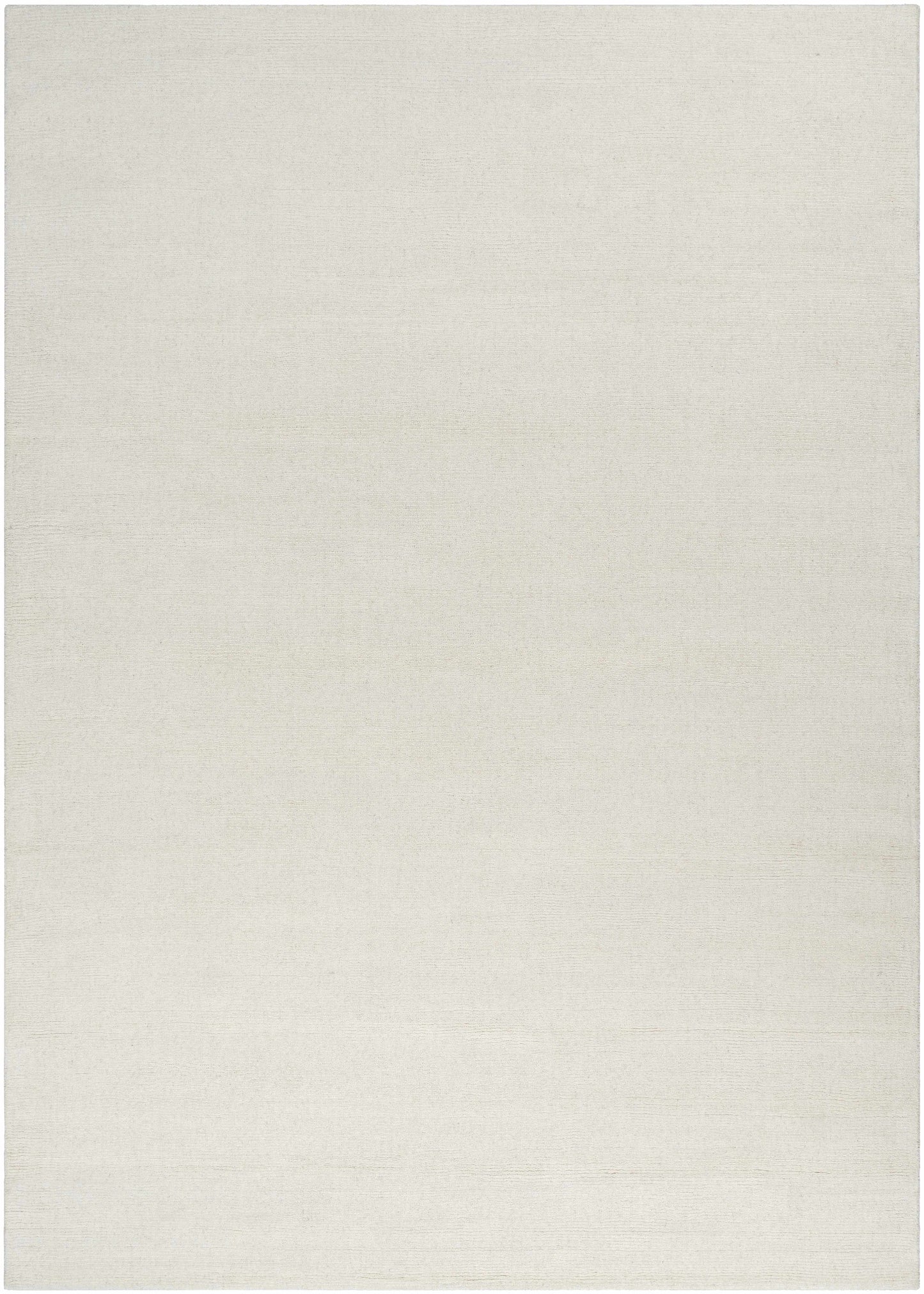 Brockton Solid Wool Light Beige Area Rug