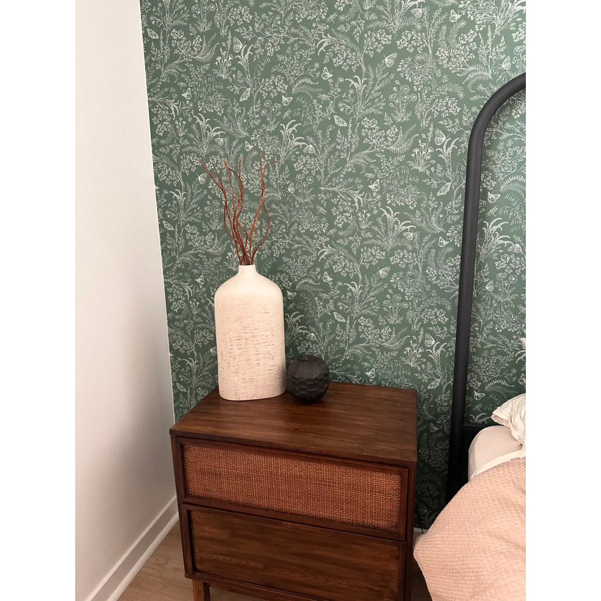 Bronwyn Wallpaper - Butterfly Meadow Flowers - by Anna Black Creative - Loomwell Home Goods