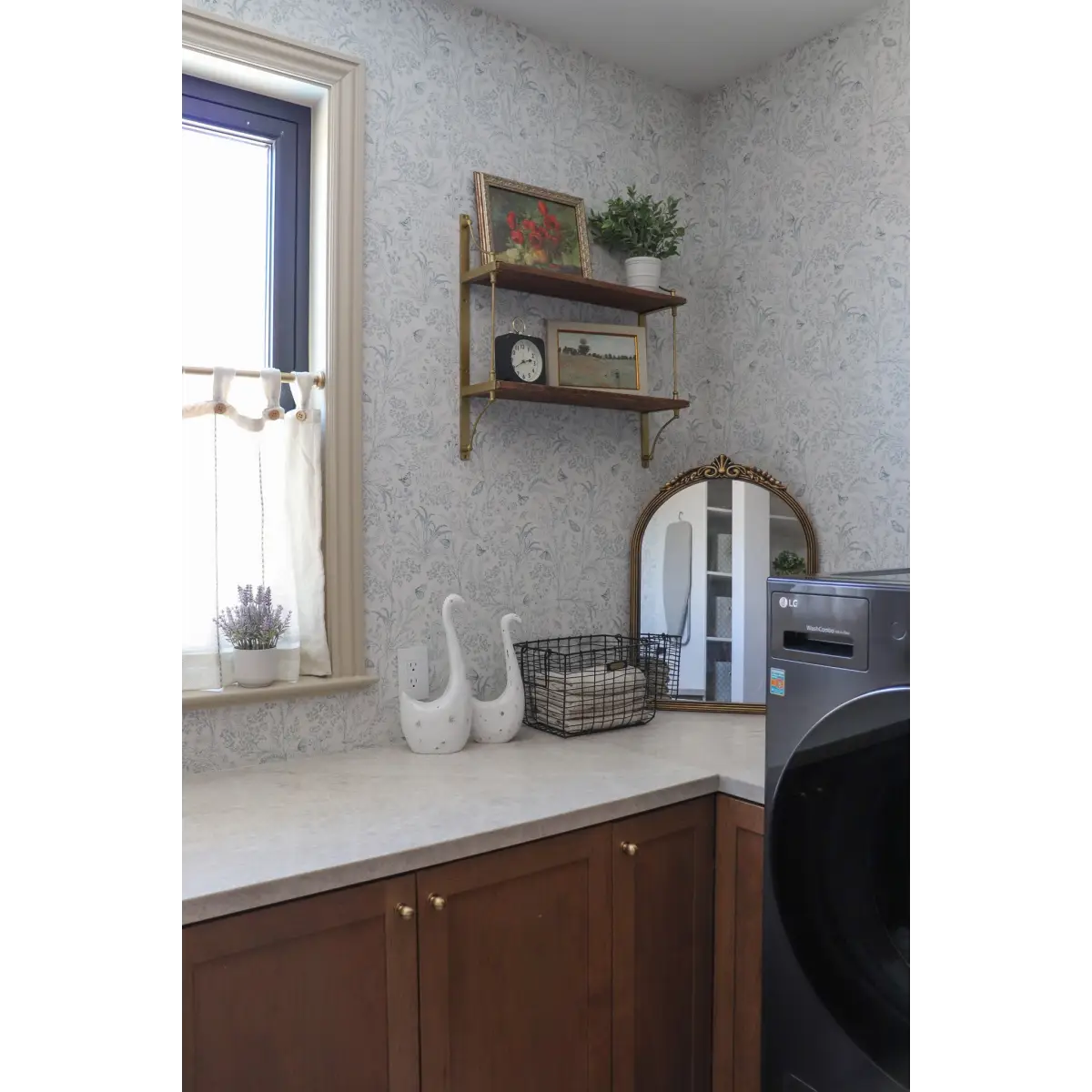 Bronwyn Wallpaper - Butterfly Meadow Flowers - by Anna Black Creative - Loomwell Home Goods