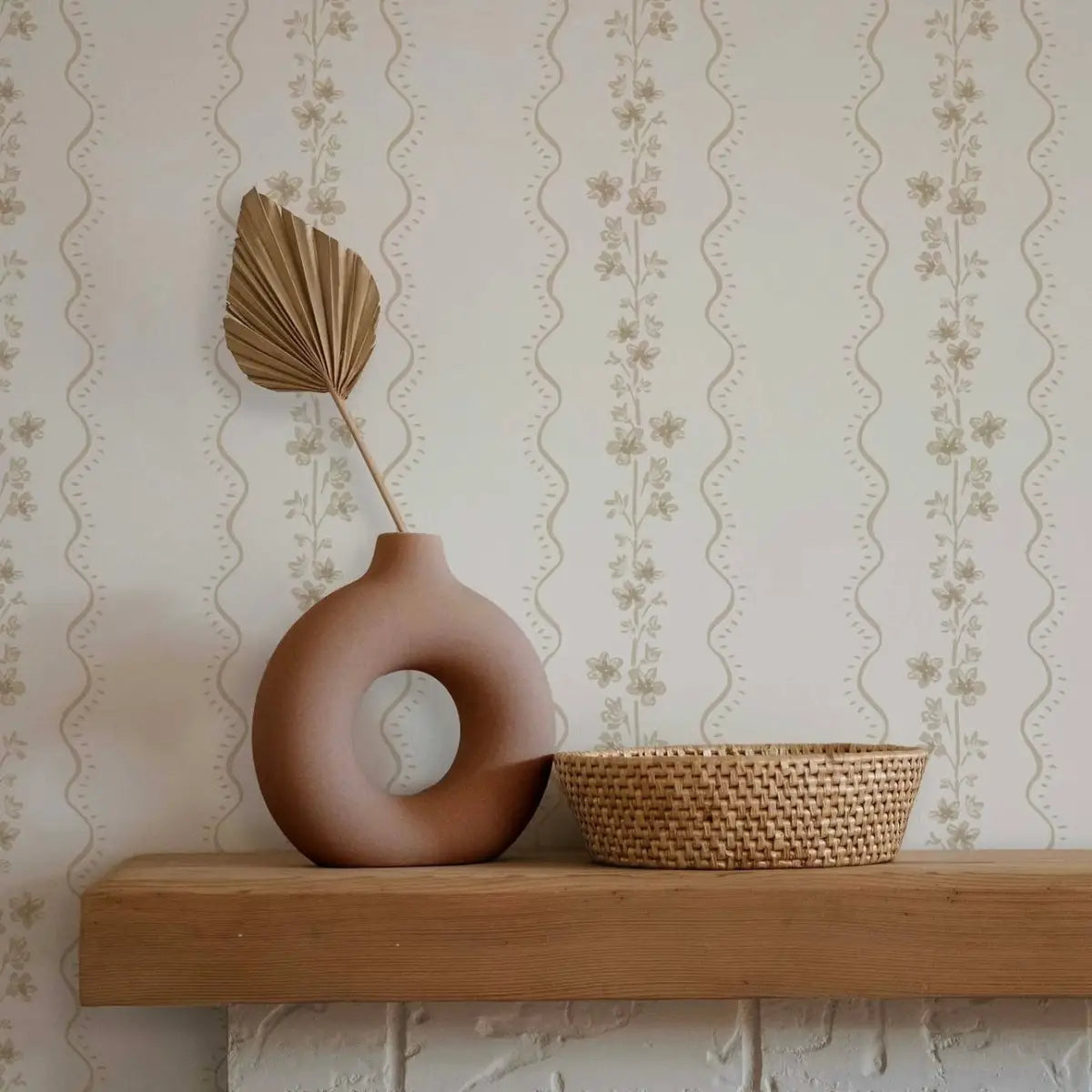 Brooke Wallpaper - Sweet Baby Stripes - by Ashleigh Fish - Loomwell Home Goods