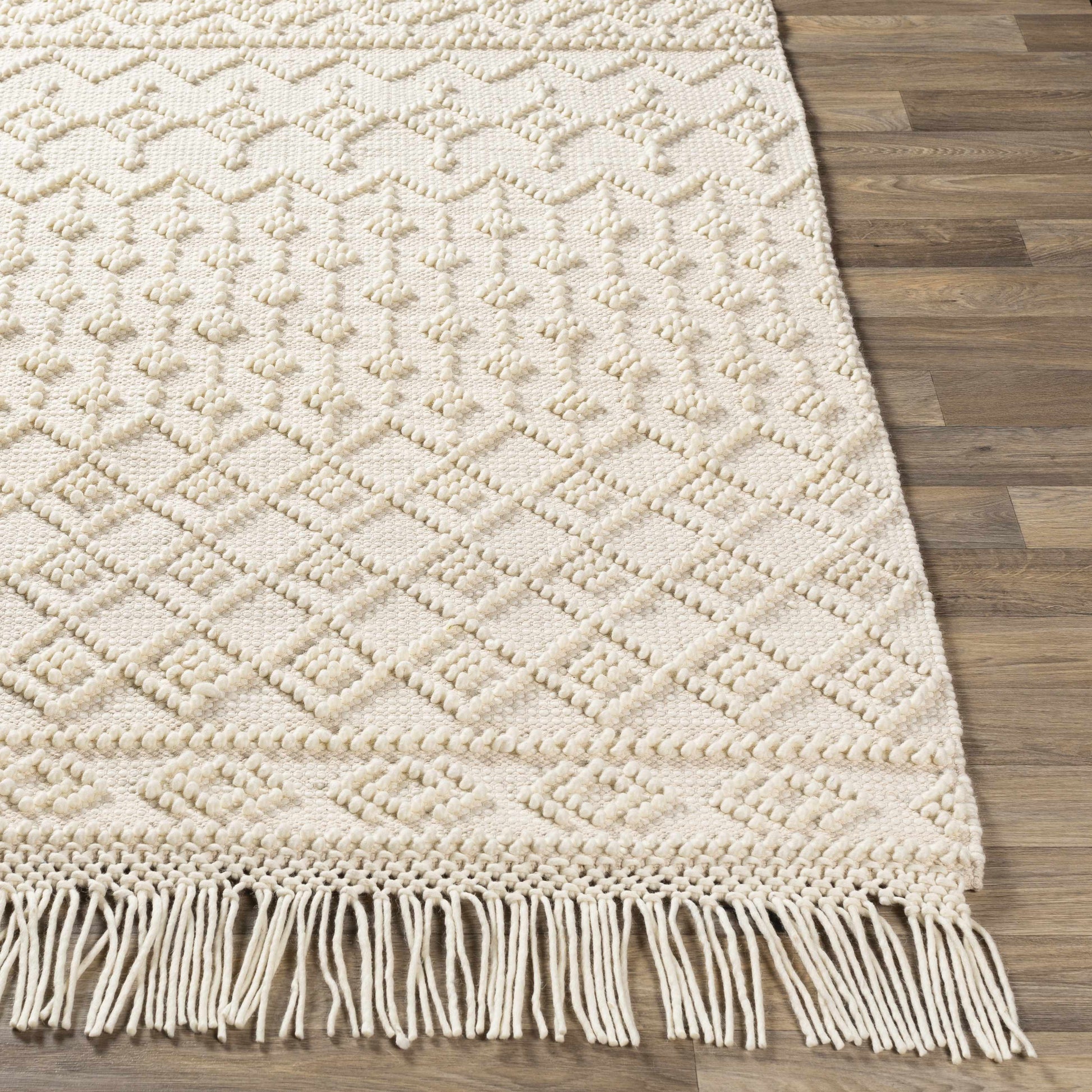 Brothers Beige Wool&Cotton Rug - Boutique Rugs
