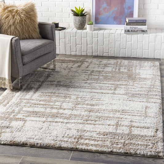 Broulee Abstract Striped Plush Rug - Boutique Rugs