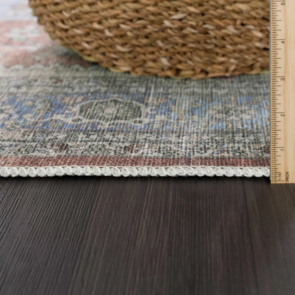 Brown Bagamanoc Medallion Washable Area Rug - Boutique Rugs