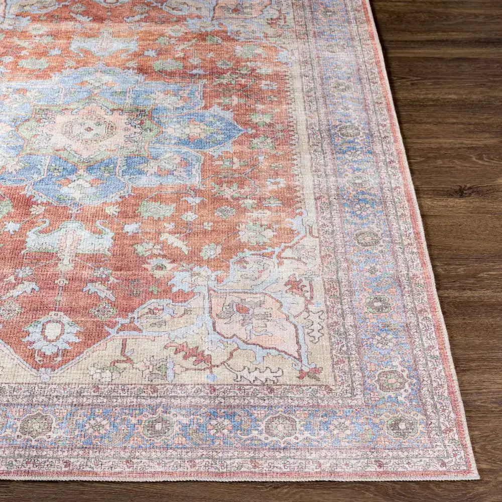 Brown Bagamanoc Medallion Washable Area Rug - Boutique Rugs