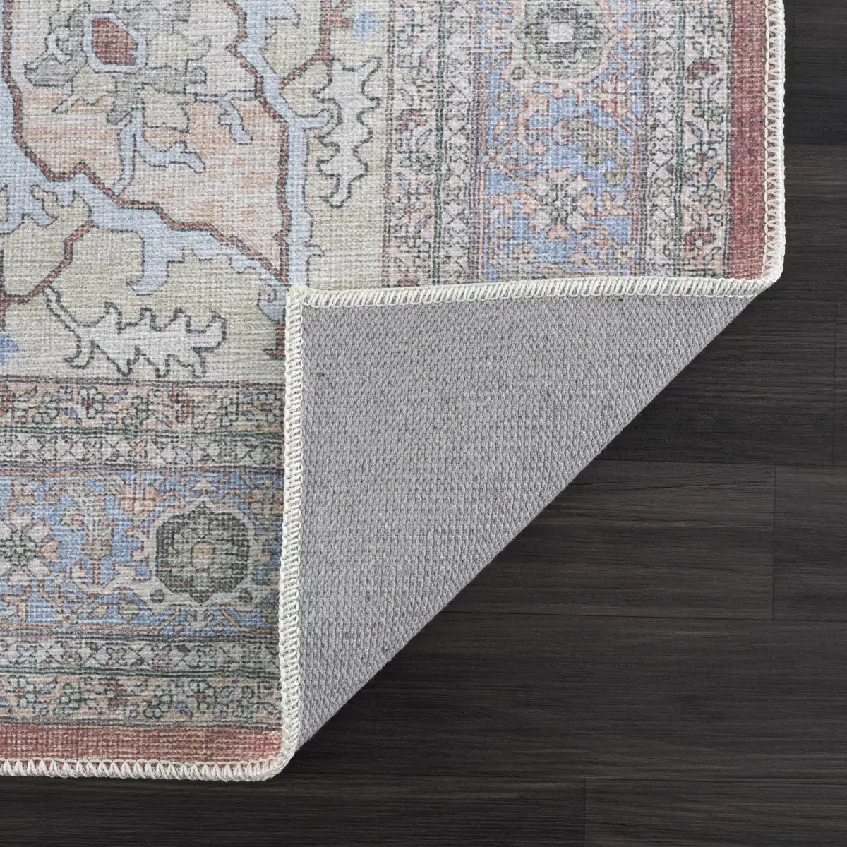 Brown Bagamanoc Medallion Washable Area Rug - Boutique Rugs